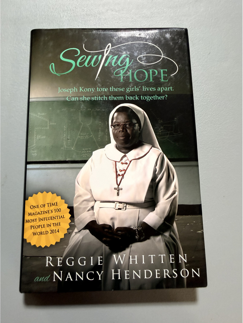 Sewing Hope signed by Sr. Rosemary Nyirumbe hardcover
